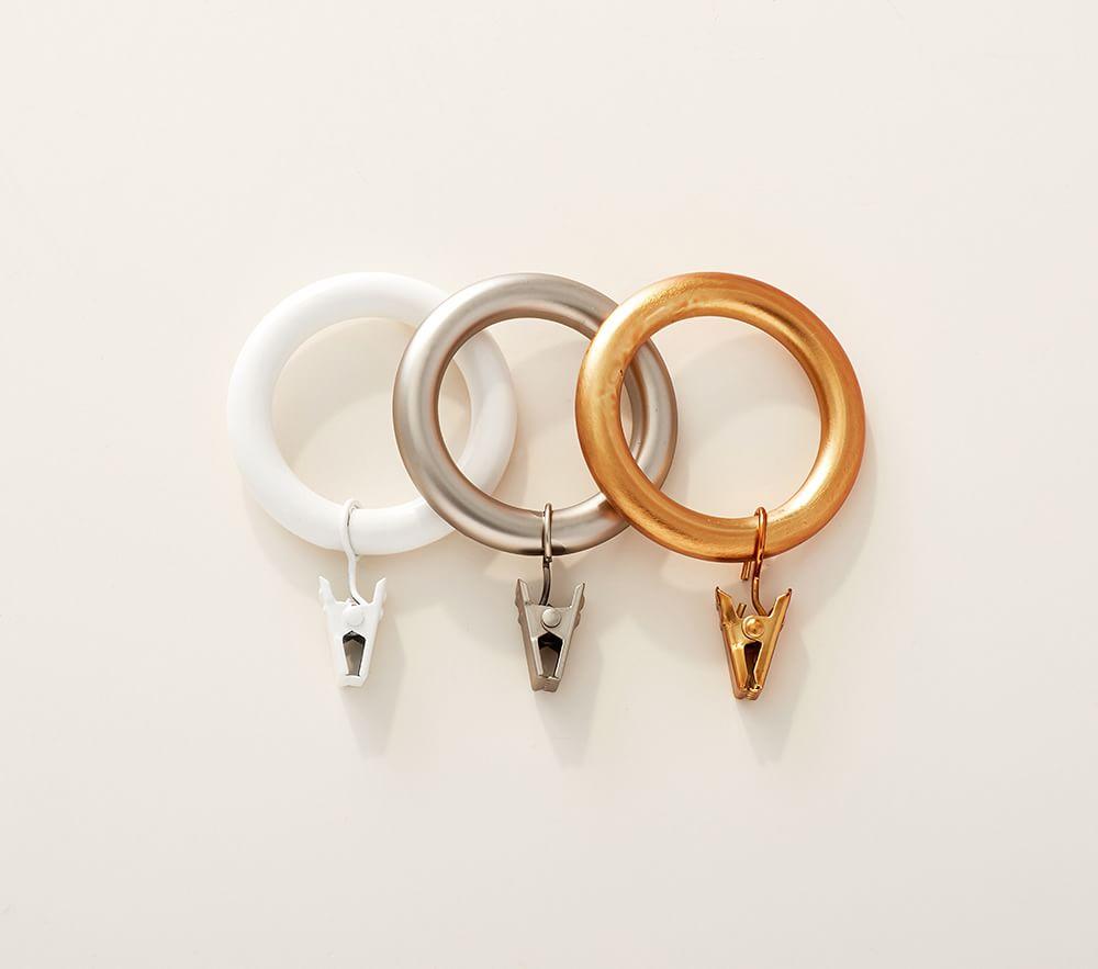 Metal Clip Rings, Set of 10
